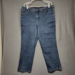 Gloria Vanderbilt Amanda Jeans Women 18W Blue Stretch Casual